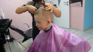 Арсений и первая стрижка!!! ?Стрижка паутина для мальчиков!?️?