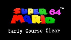 Super Mario 64 Beta Early Course Clear