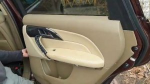 Установка и замена ограничителя двери Acura MDX II, ремонт ограничителя двери. Часть 2.