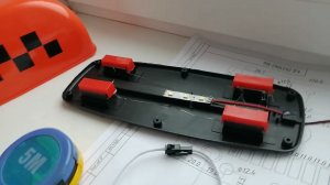как подключить фонарь такси, варианты
