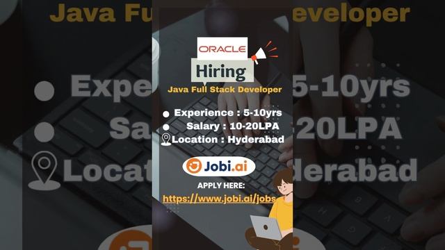 "Java Full Stack Developer at Oracle | 5-10 Years of Expertise | Crafting End-to-End Solutions!"