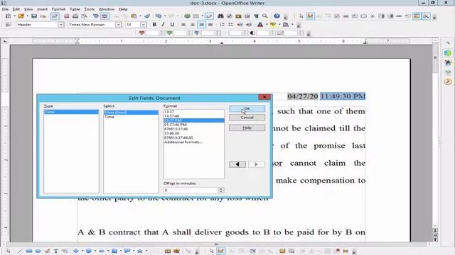 How to add or Remove Auto Time and Date in OpenOffice Writer смотреть онлайн
