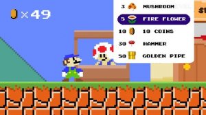 Lucky Mario vs Impossible Mode Bowser