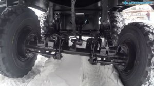 Работа подвески полуприцепа: рессорно-балансирная подвеска с реактивными штангами