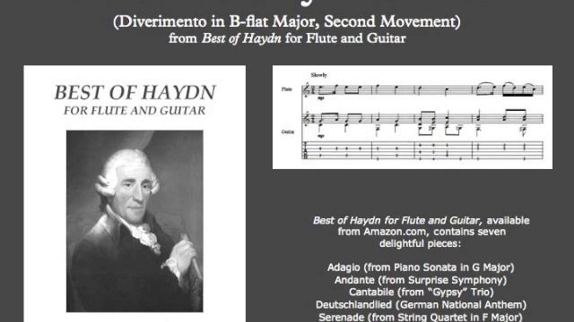 Haydn's St. Anthony Chorale (flute and guitar) смотреть онлайн