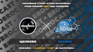 14.04.2024 | ХК Щелково - ХК Космос | 2009 | Хоккейный турнир «Кубок Багратиона»