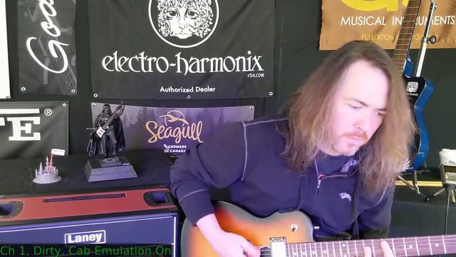 Laney GH30R Guitar Amp Head D.I. Out Demo смотреть онлайн