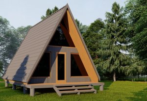 Каркасный дом «A-frame» (АБ-1)