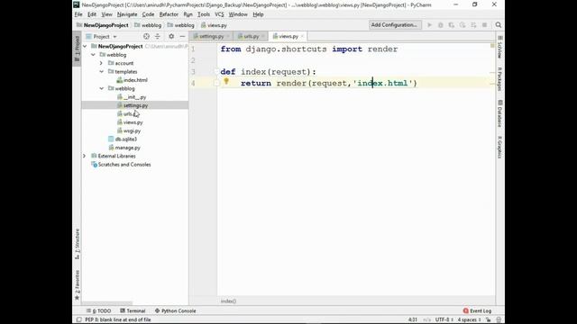 Django Basic- 002: Getting started with Django Project and App Set up