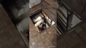 Лифт в погреб маме