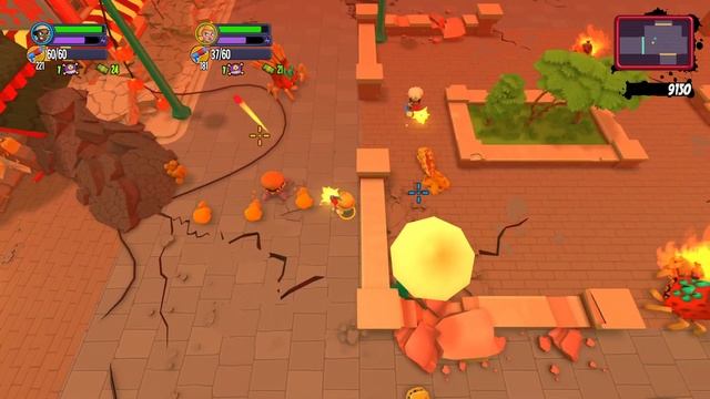 Nom Nom Apocalypse Gameplay #1 : FOOD FIGHT | 2 Player Co-op смотреть онлайн