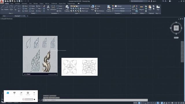របៀបយករូបភាពមកដាក់ក្នុងកម្មវិធី AutoCAD ឲ្យបានត្រឹមត្រូវ | how to insert Image into AutoCAD смотреть онлайн