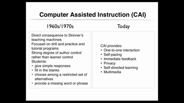 2.1 History of Teaching about/with/through Technology (CAI) смотреть онлайн
