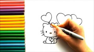 Hello Kitty ! Как нарисовать Китти ? Смотрим!