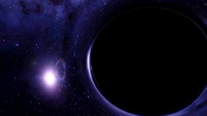 Simulation Of Falling Into A Black Hole