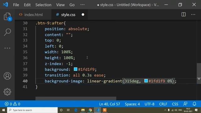 Button Animation On Hover || CSS3 || CSS || CSS Animation Tutorial || CSS Course || Animation CSS