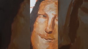 как нарисовать мону лизу часть3