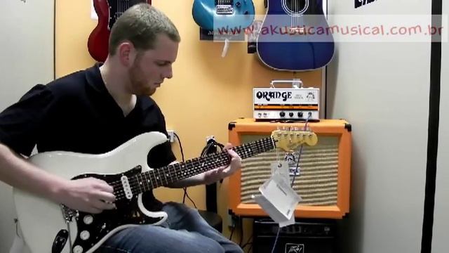 Akústica Musical - Teste Fender Deluxe Lone Star + Orange Tiny Terror Saturado смотреть онлайн
