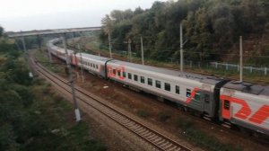 Электровоз ЭП1М 659 с поездом №360Ч Калининград-Адлер.