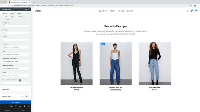 Uncode - Main Shop and Posts module WooCommerce features смотреть онлайн