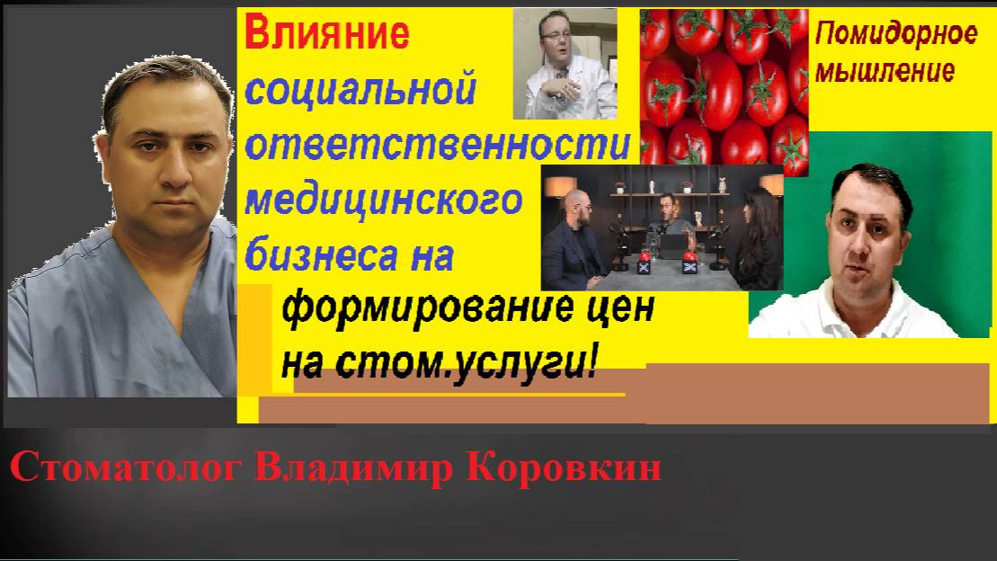 Влияние социальной ответственности медицинского бизнеса на формирование цен на мед.услуги! #Бизнес