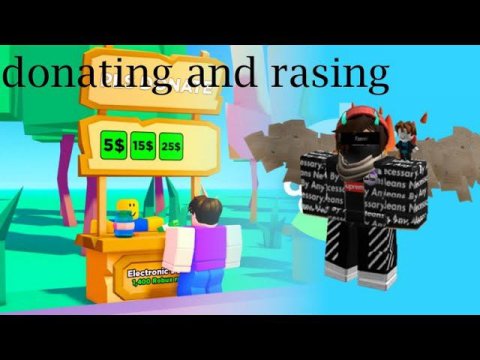 live rasing and donating to subscribe