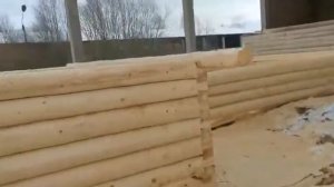 Баня 5х3 в стандартной комплектации. Рубка в лапу