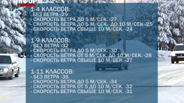 Когда отменяются школьные занятия?