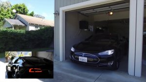 Tesla самопроизвольно покинула гараж