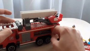 ПОЖАРНАЯ МАШИНА ИЗ ЛЕГО! Brick! Улучшения к набору!!