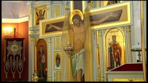 Божественная литургия 3 октября 2023, Храм Воздвижения Креста Господня на Каменке, Санкт-Петербург