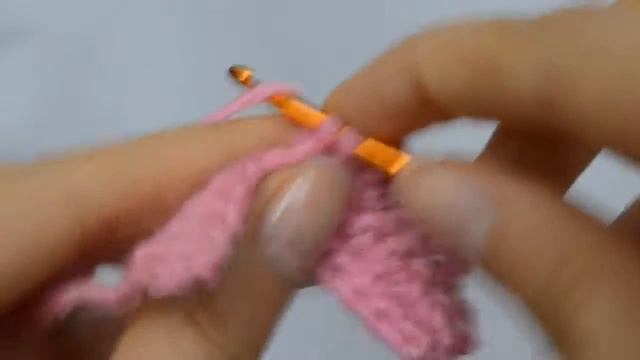 Как вязать пико крючком - Пико из 3х петель на двух соседних петлях смотреть онлайн