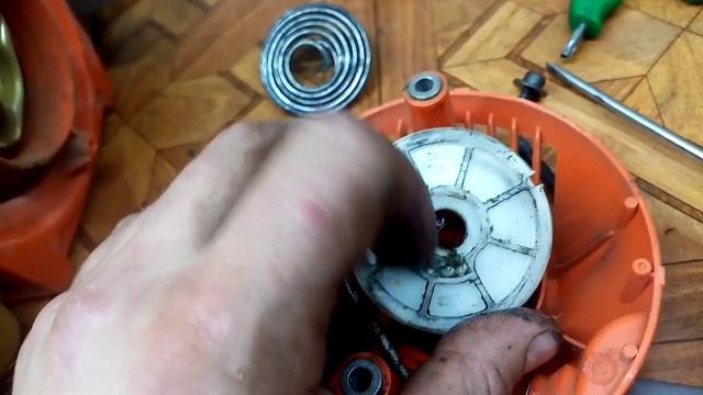 Husqvarna 128r ремонт стартера смотреть онлайн