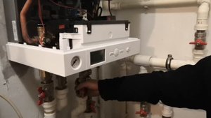 Замена старого настенного котла на Viessmann vitopend 100 W
