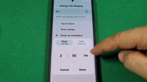Change clock style for Always-On Display on Samsung Galaxy One UI 6.0