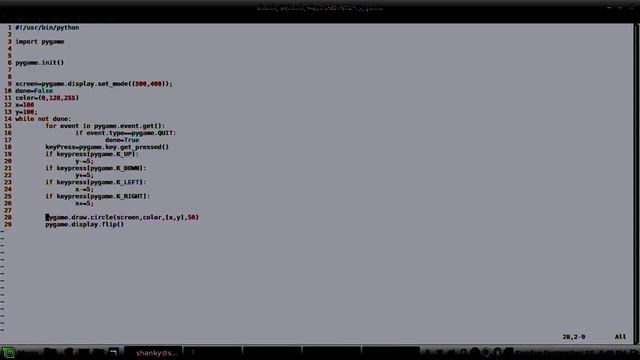 A very basic game in python using pygame part 2