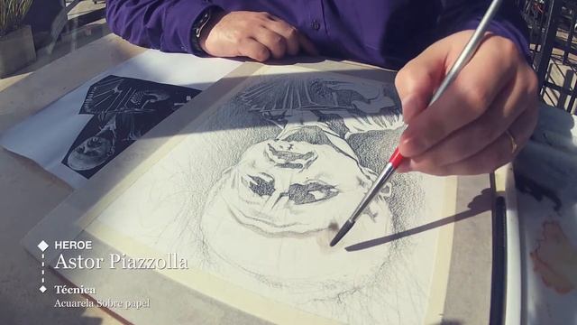 HEROES capítulo 8 : Astor Piazolla ilustrado por David Pugliese смотреть онлайн