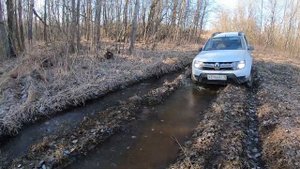 начало обучению оффроуда. дастер. переносная лебедка.