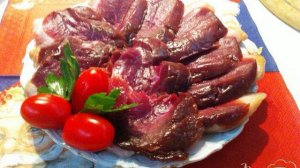 Карпаччо из копчёной утиной грудки