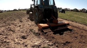 ПОЧВОФРЕЗА на МТЗ 82 в работе. Разгар посадочного сезона 2023.#трактор