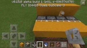 Механизм в Minecraft PE 0.15.0