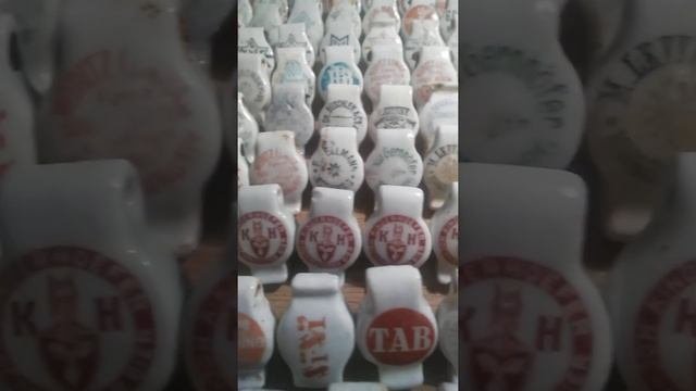 Фарфоровые пробки Восточной Пруссии до 1945 года.Коллекция из Калининграда.