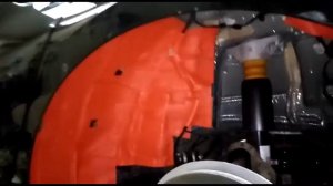 Виброшумоизоляция задних колесных арок и багажника BMW 3 серии