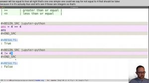 pycse - Comparison operators in #Python