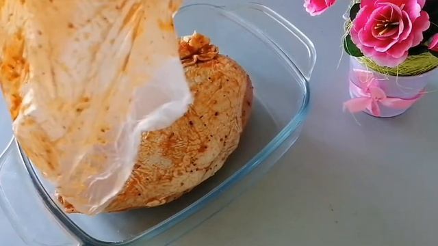 Копченая курица. В магазине больше не покупаю, готовлю сама в духовке. Домашний рецепт.