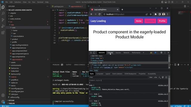 lazy loading in angular | angular lazy loading example | how to implement lazy loading