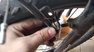 Чистка тормоза V-Brake