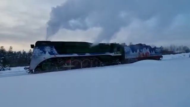 Паровоз Деда мороза смотреть онлайн