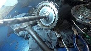 Частичный разбор АКПП F4A42 на Mitsubishi Galant EA