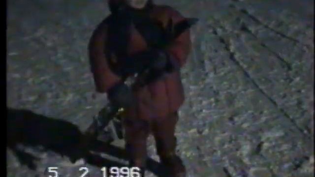 Молтянская Нина, Молтянские, дети, лыжи, Блингора, 1996 февраль